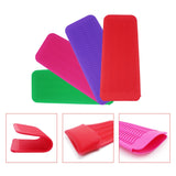 Silicone Heat Resistant Mat For Salon Home Hair Styling Adapter Straightener Curling Iron Pad Straightener Pouch Tool