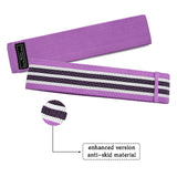 Home Fitness Loop Pilates Hip Circle Resistance Bands Anti Slip Booty Elastic Training Rubber Cotton Workout Yoga Belt Exercise