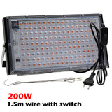 Full Spectrum LED Grow Lights AC220V Seedling Planting Lamps With On/Off Switch For Greenhouse Hydroponic Plant Growth Lighting