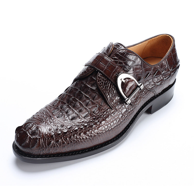 Handmade Crocodile Leather Dress Shoes 6038A