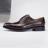 Handmade Crocodile Leather Dress Shoes 6002