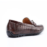 Handmade Crocodile Leather Loafers S03