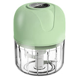 100Ml Mini Electric Garlic Food Vegetable Chopper Squeezer Meat Grinder Chili Meat Masher Machine Garlic Artifact