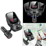 Car Bluetooth MP3 Audio AUX Player FM Transmitter QC3.0 Fast Charger