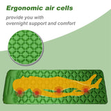 Single Camping Pad with Pillow Lightweight Compact Air Pad Lightweight Portable Air Mattress for Tent Backpacking Hiking