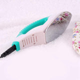 Mini Electric Iron Handheld Ironing,Small Portable Travel Sewing Supplies Nonstick Soleplate Lightweight Heat Up