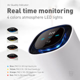 LAMJAD PM2.5 monitoring Car Air Purifier Humidifier Aluminium Alloy  Auto Armo Diffuser Air Freshener Humidifier For Cars