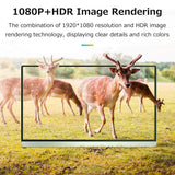15.6 inch Portable Monitor IPS Screen 1920*1080 Resolution 170° Viewing Angle 60Hz Refresh Rate Wide Compatibility Silver