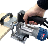 2 In 1 Slotted Bracket Invisible Fasteners Wardrobe Cupboard Panel Punch Locator Milling Slotting Guide for Trimming Machine