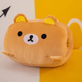 30x25cm Cute Cartoon Dinosaur Hand Warmers Soft Plush Toy Lying Down Pillow Winter Thickening Warm Supplies Plush Hand Warmer