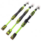 1.2/1.5m Portable Telescopic Lure Pole Ice Fishing Rod Fish Tackle Accessory