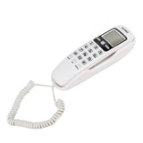 Caller ID Telephone Home Landline Phone Desktop Corded Fixed Phones Wall Mountable Telephone for Home Office Hotel mini phone