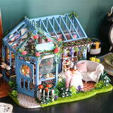 CUTEBEE DIY Dollhouse Wooden Doll Houses Miniature Dollhouse Kit Furniture  Casa Music Led Toys for Children Birthday Gift A68C