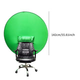 100x150CM Oval Collapsible Portable Reflector Blue And Green Screen Chromakey Photo Studio Light Reflector For Photography