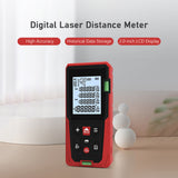 2.0-inch LCD Digital Laser Distance Meter Diastimeter Range Finder Distance Measurement Gauge 99 Group of Data Storage Distance