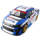 1:10 70Km/H 2.4G RC Car 4WD Double Battery High Power LED Headlight Racing Truck Drift Racing Car