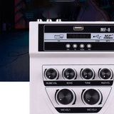 Mini Portable Microphone Audio Mixer with USB DJ Sound Mixing Home Amplifier Console for Karaoke