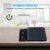0.3g~3000g High Precision Digital Scale with Waterproof Surface Electronic Scale LED Display with Backlight Kitchen Scale