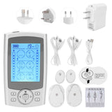 24 Modes TENS Massager Rechargeable Pulse Muscle Stimulation Massager for Back Knee Neck 110‑240V Muscle Relaxer