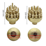 1Pc 1" 1.5" Brass Adjustable Three-layer Flower Fountain Spray Head Center Straight Scattering Sprinklers Landscape Fountains