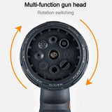 8 Pattern Garden Water Gun Hose Nozzle Mutifunctional Household Car Washing Yard Water Sprayer Pipe Tube Nozzle Sprinkle Tools