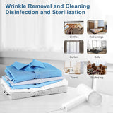 Steamer For Clothes, Hand Held Portable Home/Travel Garment Steamer, Fabrics Removes Wrinkles EU Plug