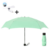 Mini Pocket Umbrella Women UV Small Umbrellas 180g Rain Women Waterproof Men Sun Parasol Convenient Girls Travel Parapluie Kid