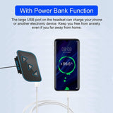 Bluetooth 5.0 Motorcycle Helmet Intercom Earphone Motorbike Headphone Mic Locomotive Helmet Headset Earpiece Microphone