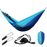 Outdoor Portable Camping Parachute Sleeping Double Hammock Garden Swing Hamac Hanging Chair Flyknit Hamaca Rede Amaca DC12