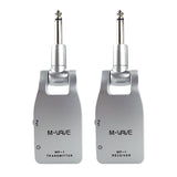 M-VAVE 2.4G Wireless Guitar System Transmitter &amp; Receiver Rechargeable 30M Transmission Range for Electric Guitar Bass