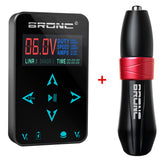 Origin HUMMINGBIRD BRONC V7 V10 Rotary Tattoo Machine Pen With LED Digital Power Supply