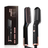 Men's warm hair brush, hair straightener, personal care, hair straightener, anti-static