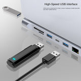 12 In 1 USB C Hub Type C Adapter USB C HUB Dual HDMI-Compatible 4K With Rj45 VGA Audio SD TF PD Port For  Pro
