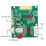 1 Pair 5W Power Amp Module Amplifier Board Audio Stereo Sound Speaker for Bluetooth 5.0 TWS 3.7‑5V Support USB Sound Card