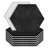 12 Pack Hexagon Acoustic Panels Beveled Edge Sound Proof Foam Panels,Sound Proofing Padding for Wall,Acoustic Treatment