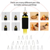 New Pyrography Machine Wood Burning Pirograbador Adjustable Temperature Burner Wood Cautery Pyrography Pen Gourd Crafts Tool Set