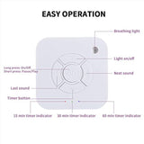 White Noise Machine USB Rechargeable Timed Shutdown Sleep Sound Machine Sleeping Relax For Baby Adult Travel White Noise Box