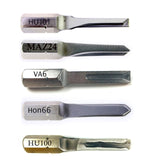 Professional Car Key Locksmith Tools  5pcs Power Key Combination Stainless Steel HU101 HU64 HU100 HON66  TOY43 Strong Key Tools
