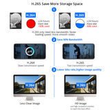 Hiseeu Wireless WIFI Dome Camera Outdoor 1080P 5x Digital Zoom PTZ Control IP Camera Audio CCTV Surveillance For House security
