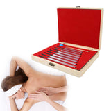Portable 261.6-523.2HZ Tuning Fork Hammer Tool Set Diagnostic Tool for Sound Healing Therapy Body Relaxation Health Care Tools