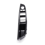 Left Hand Drive Car Carbon Fiber For BMW 5-series F10 F11 F18 Interior Inner Door Pull Handle Trim Cover Panel Assembly