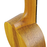 Aiersi Mango Wood Pineapple Ukulele 21 Inch Soprano 4 String Nylon Music Instrument for Professional and Beginner with Free Bag