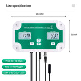 Wifi Water Quality Tester PH/EC/TDS/ORP/SALT/ Temp Meter Digital Water Analyzer Smart Monitor Tuya APP Online Remote Monitoring