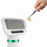 2 in 1 Portable Dog Dryer Pet Hair Dryer And Fur Comb Brush Dog Cat Grooming Dryer Adjustable Temperature Wind Speed Pet Brush
