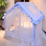 Kids Play Tent Large Fairy Playhouse For Children Castle Tent Indoor Princess House Big House With Curtain Girl Boy Fairy Tent