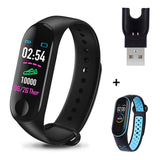 Sport Smart Band Women M3 Fitness Band With Replacement Strap for ios Android Phone IP67 Life Waterproof Heart-Rate Monitor