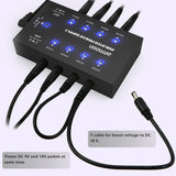 Ammoon Guitar Effect Power Supply 8 Isolated DC Outputs Guitar Effect Pedal for 9V/18V Guitar Pedal Guitar Accessories Hot!