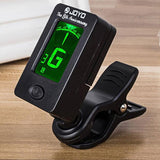 Guitar Tuner Clip-On Tuner Digital Electronic Tuner Acoustic with LCD Display for Guitar, Bass, Violin, Ukulele