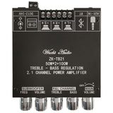 ZK-TB21 TPA3116D2 Bluetooth 5.0 Subwoofer Amplifier Board 50WX2+100W 2.1 Channel Power Audio Stereo Amplifier Board