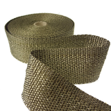 1PC Exhaust Heat Wrap 10m Heat Insulated Downpipe Tape Resistant with Stainless Steel Ties for Water Heater